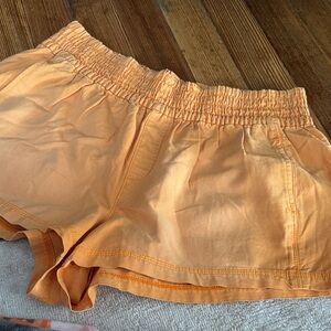 Aerie Orange Shorts With Pockets